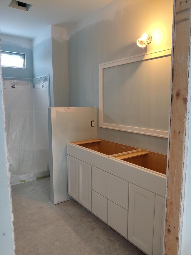 SP 5 Primary Bath cabinet and mirror fra