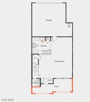 View of floor plan / room layout