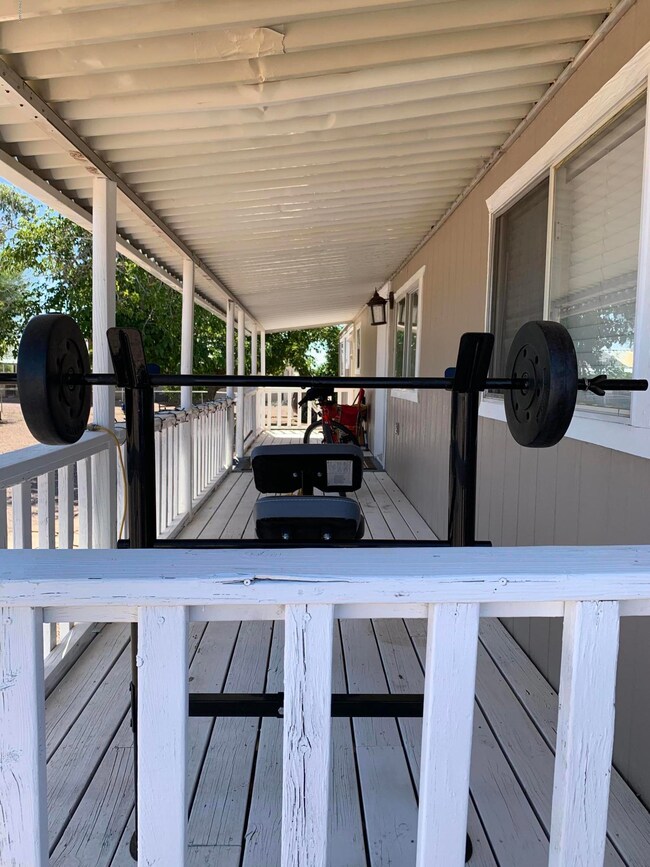 large covered front porch