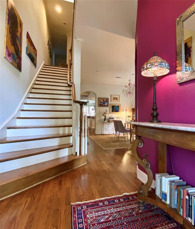Entryway leads to the formal dining.  On the right