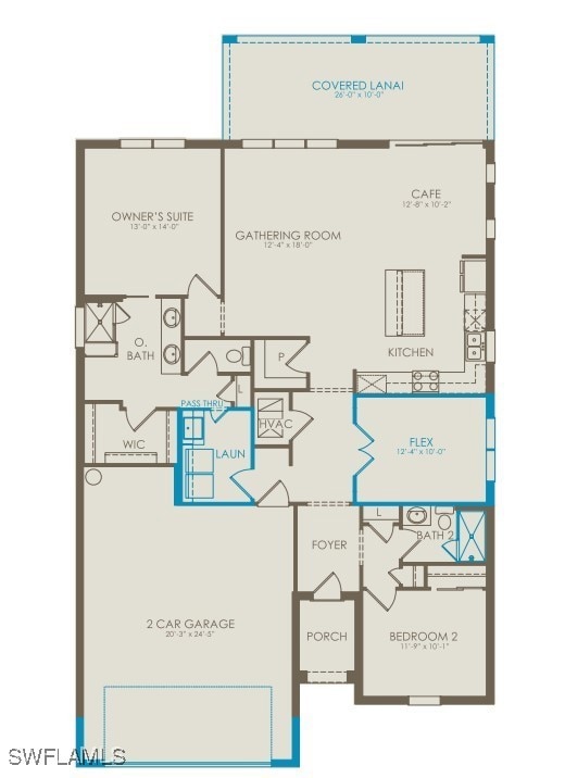 Floorplan with structurals