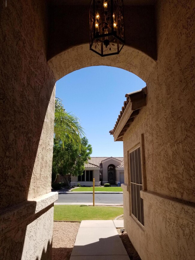 LOOKING OUT FROM DOOR