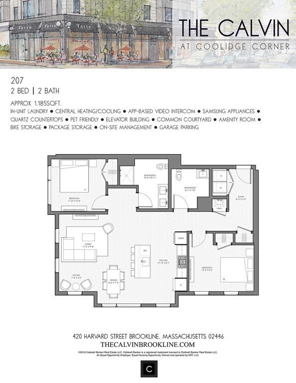 420 Harvard St unit 207, Brookline, MA 02446 - photo 6