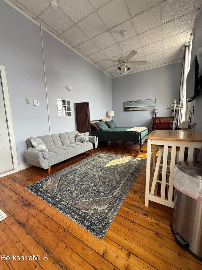 living area & bedroom