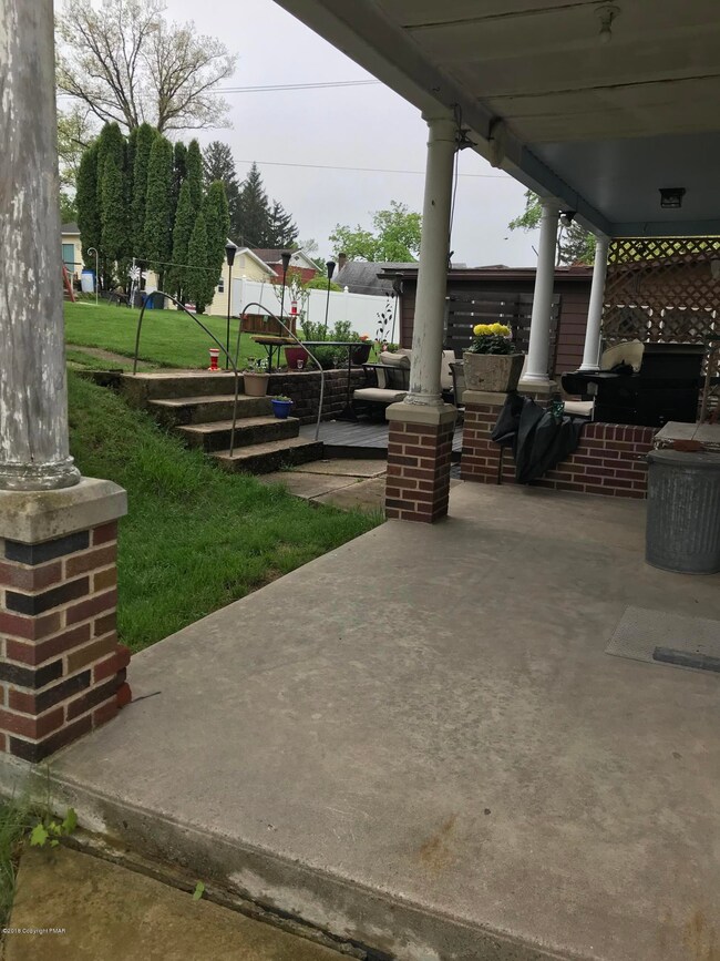 Rear porch