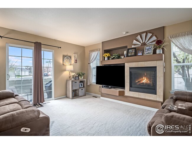 Living Room with Gas Fireplace