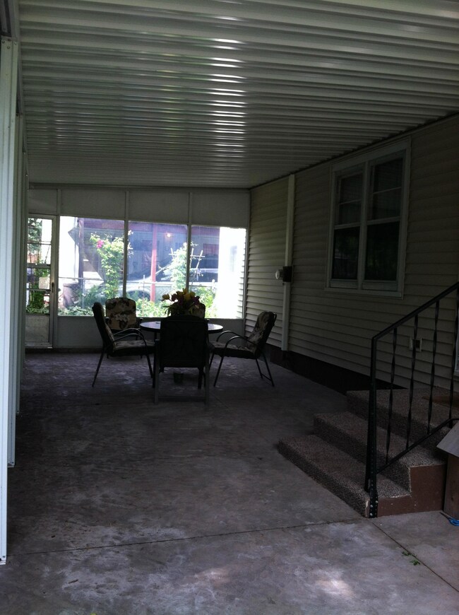 Covered patio