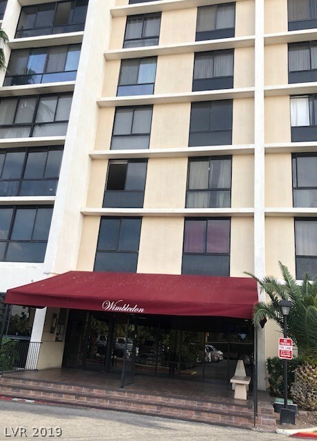 Building main front entrance
