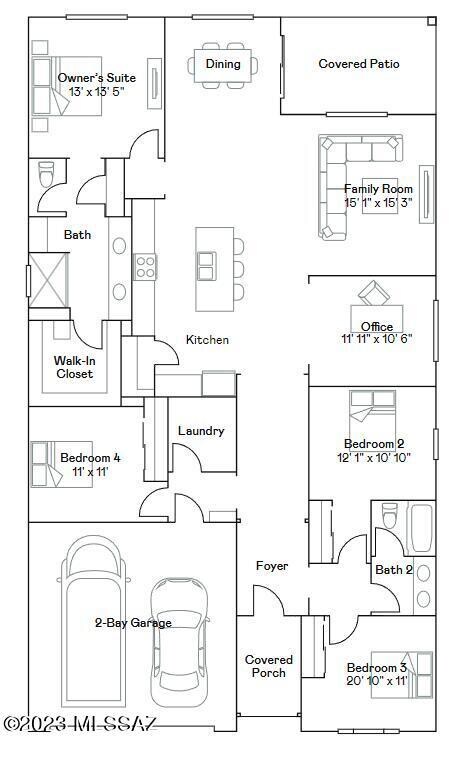 Pima C Floorplan