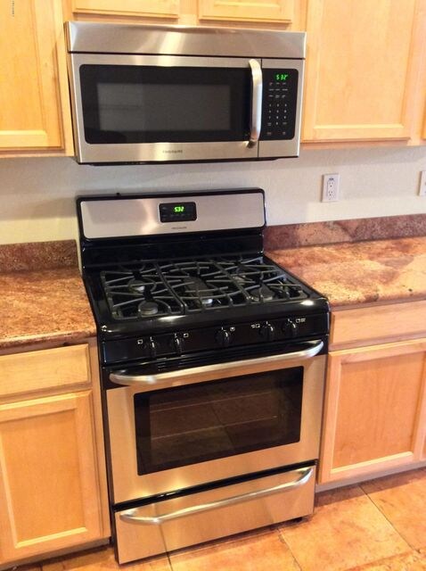 New stainless steel appliances