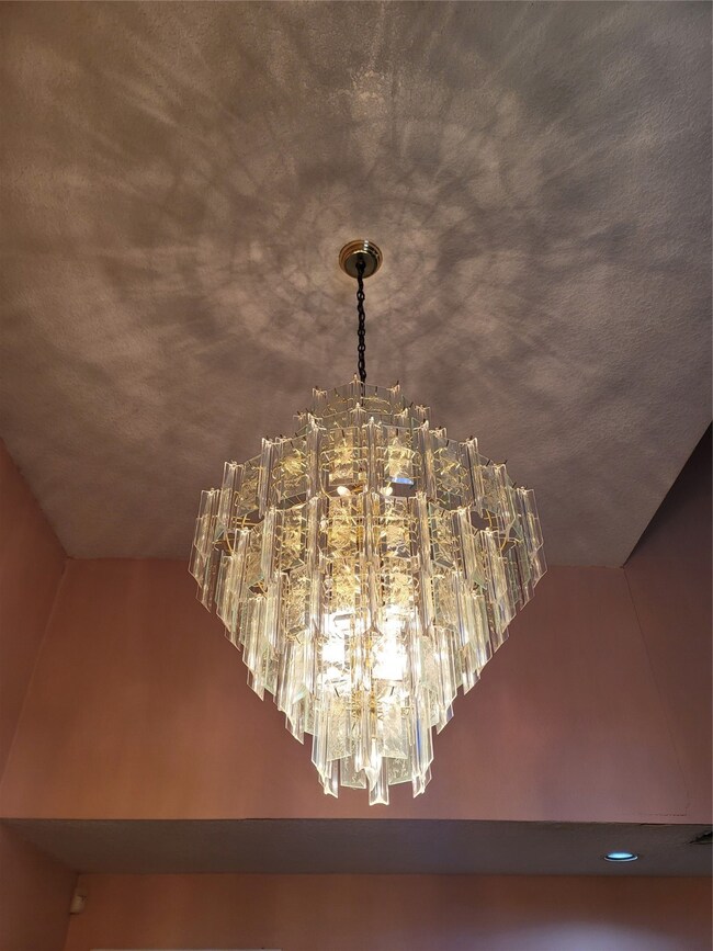 Beautiful Chandelier in the Foyer