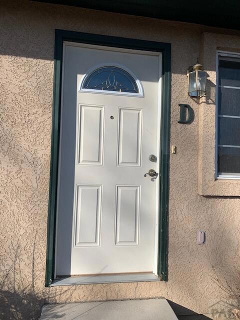 Front door - outside view