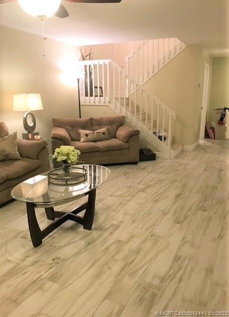 Living room to dining room