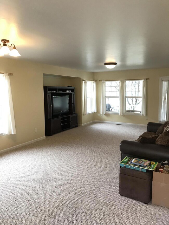 view of living from dining room