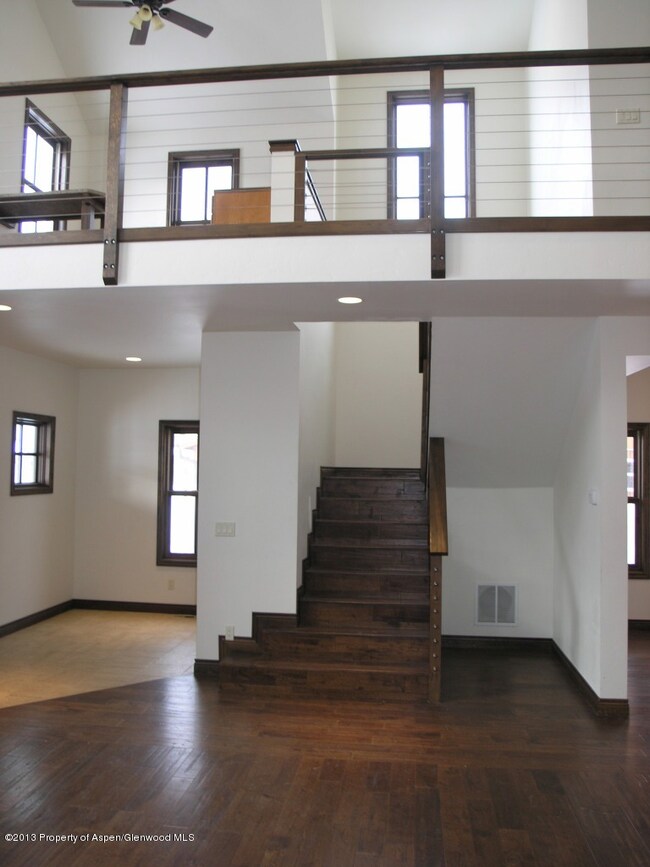 213 Juniper - stairs heading up to 2nd f