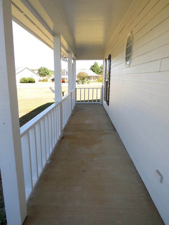 Another view of front porch