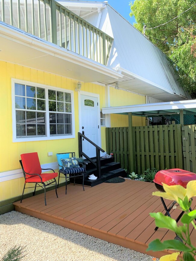 Front deck