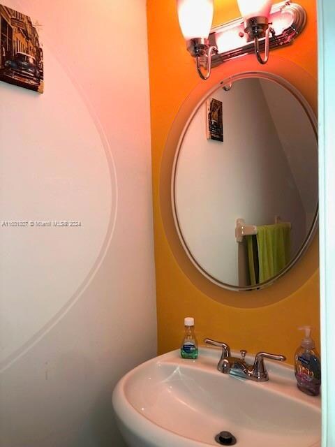 half bath downstairs
