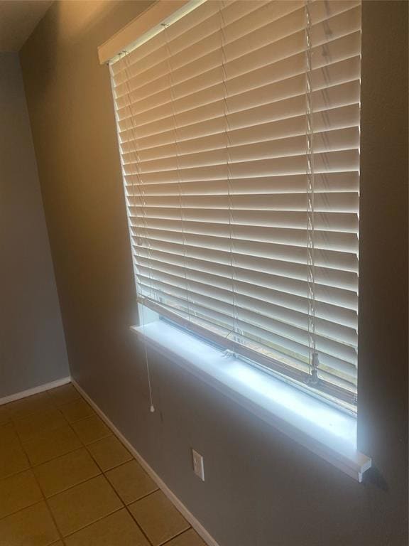 Detailed view of baseboards