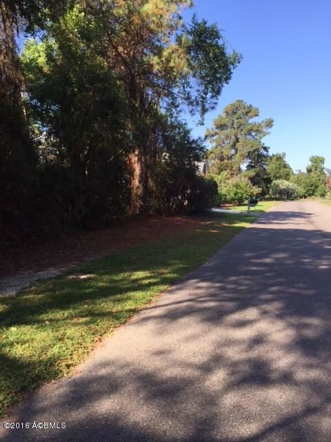 road in front of the lot