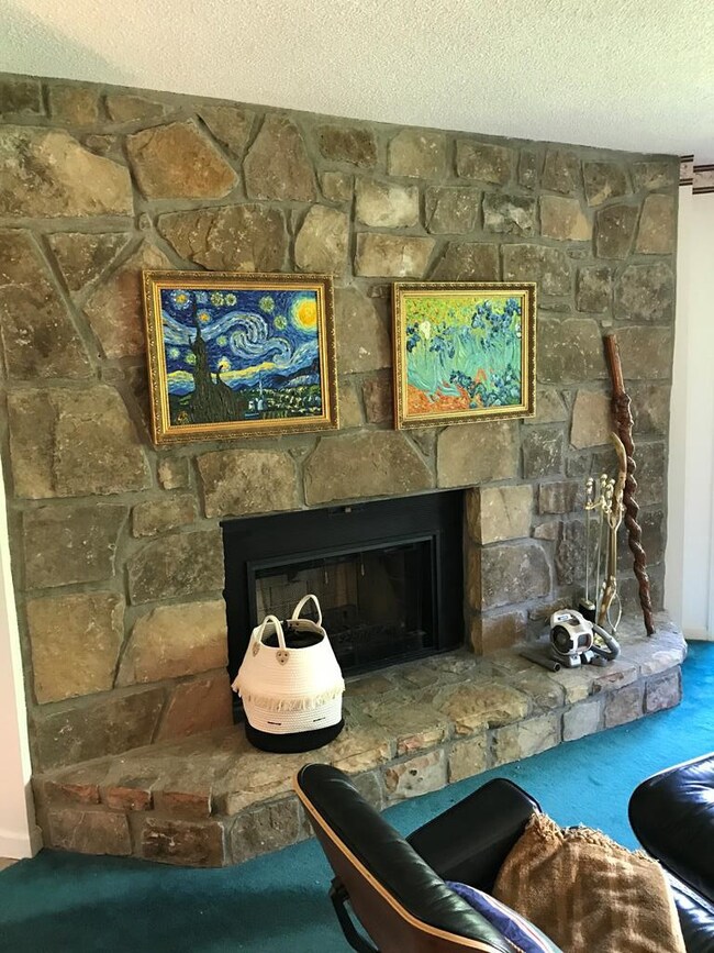 Natural Stone Fireplace