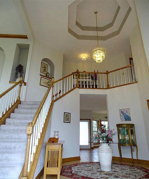 Amazing tray ceiling!