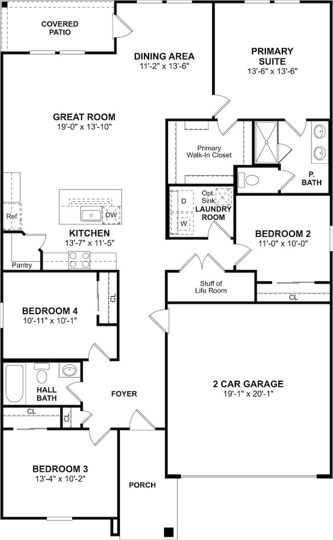 The Goldenrod II floor plan by K. Hovnanian Homes.