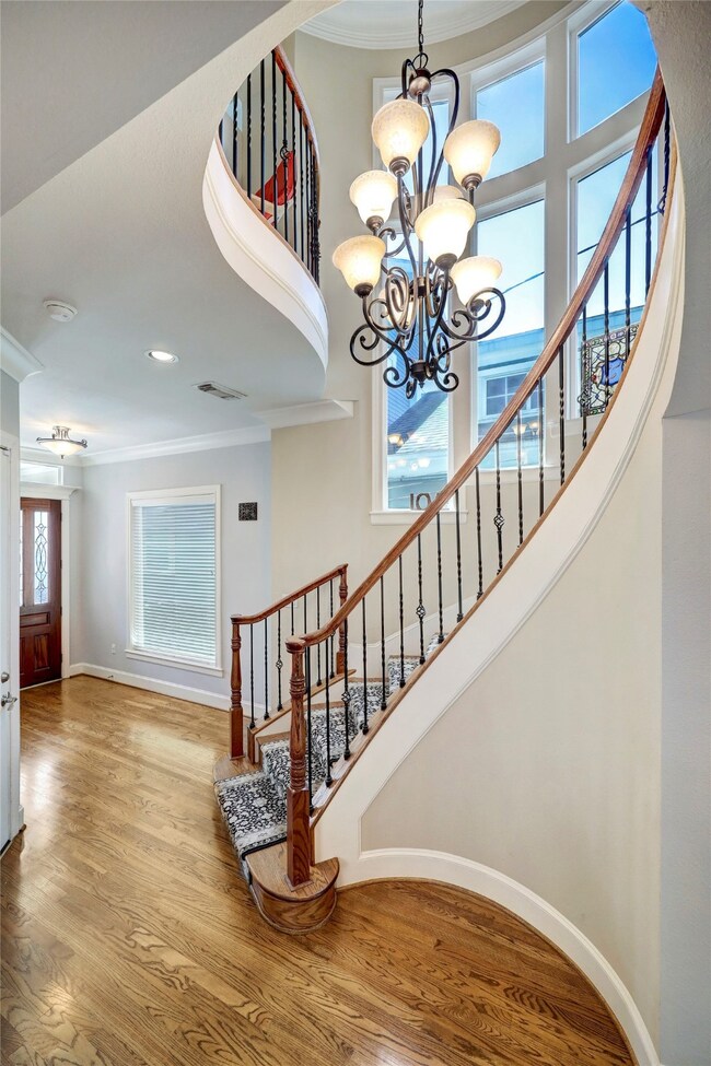 Another view of the entrance Foyer and staircase.