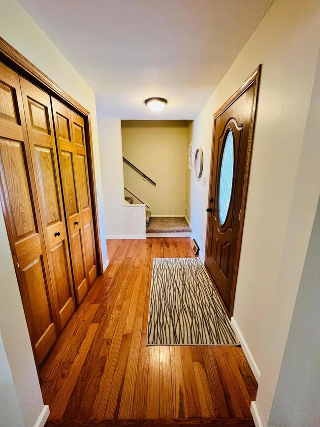Foyer with gorgeous floors