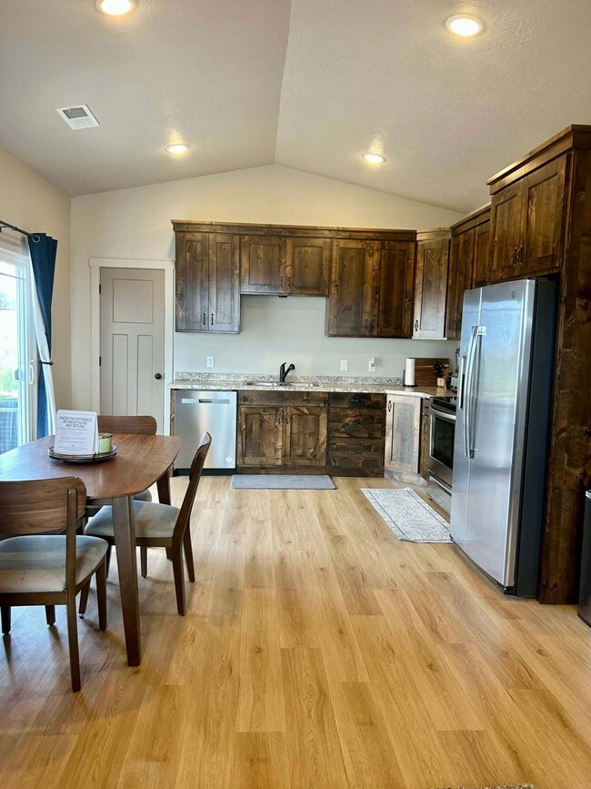 Kitchen and dining