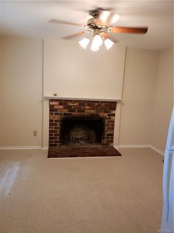 DINING AREA WITH FIREPLACE