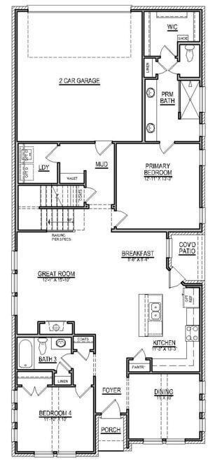Beazer Homes Wildflower Ranch Alpine floorplan