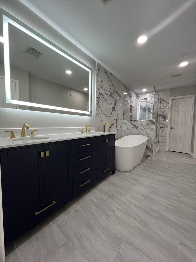 Bright elements with high end fixtures
