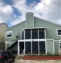 D Unit is upstairs and has screened porch