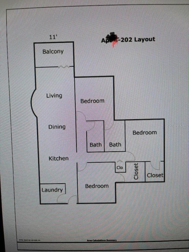 1242 sf. living area