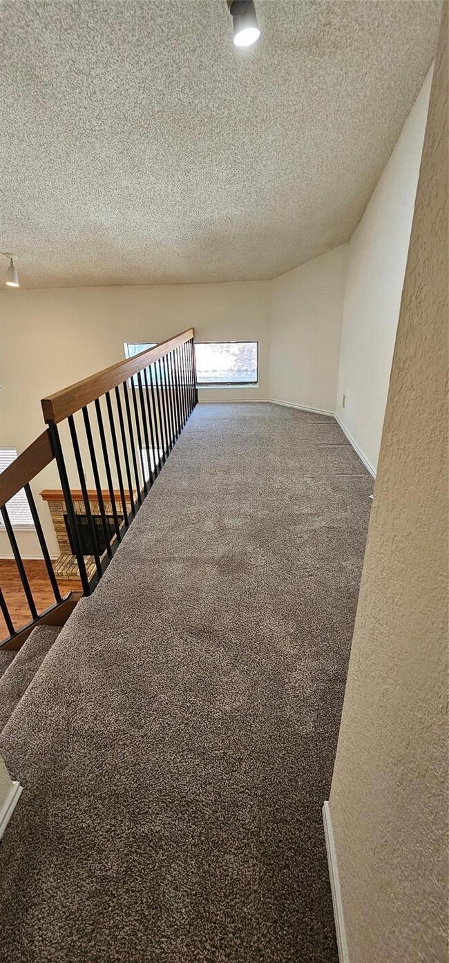 Upstairs loft overlooking living room