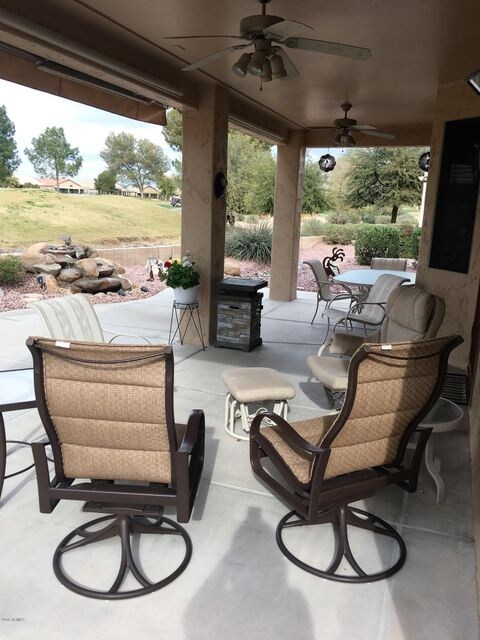 Patio w/ Waterfall