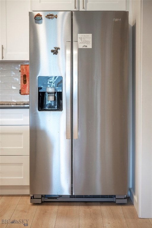 Whirlpool stainless steel appliances in the kitche