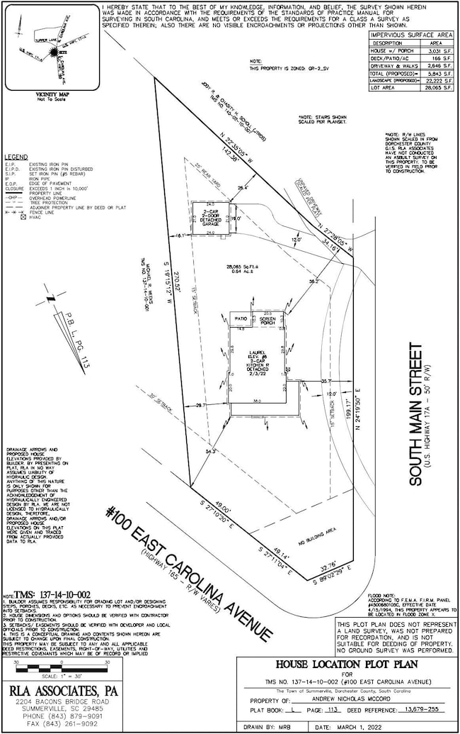 Prospective Plan Example