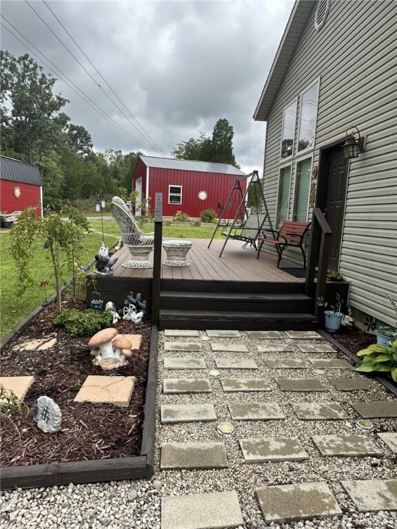 Walk to front door