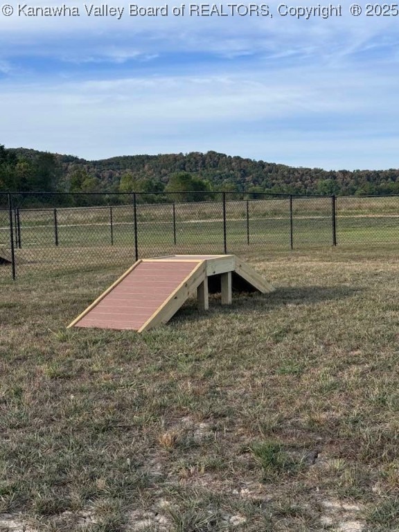 Dog Park with separate areas for small and large dogs