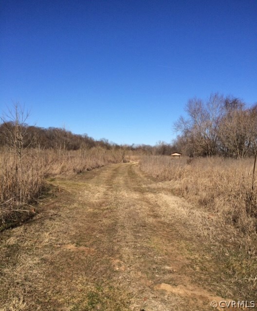 A view of the road down by the riverfront.