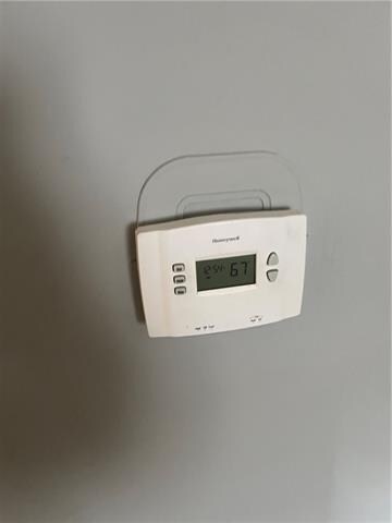 example of thermostat found in all units
