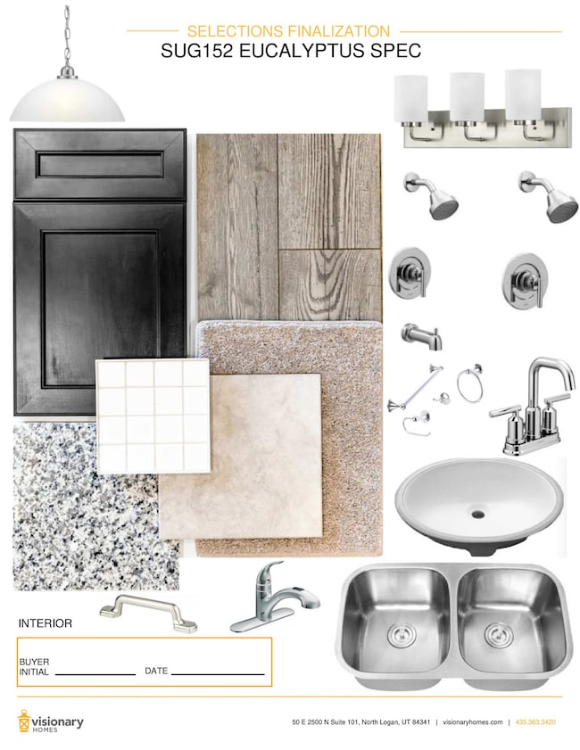 These will be the actual design finishes