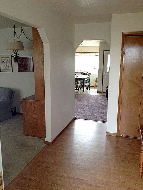 FOYER TO LIVING & FAMILY ROOM