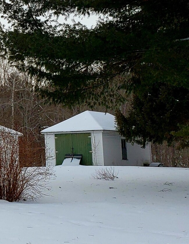 case road storage and generator shed