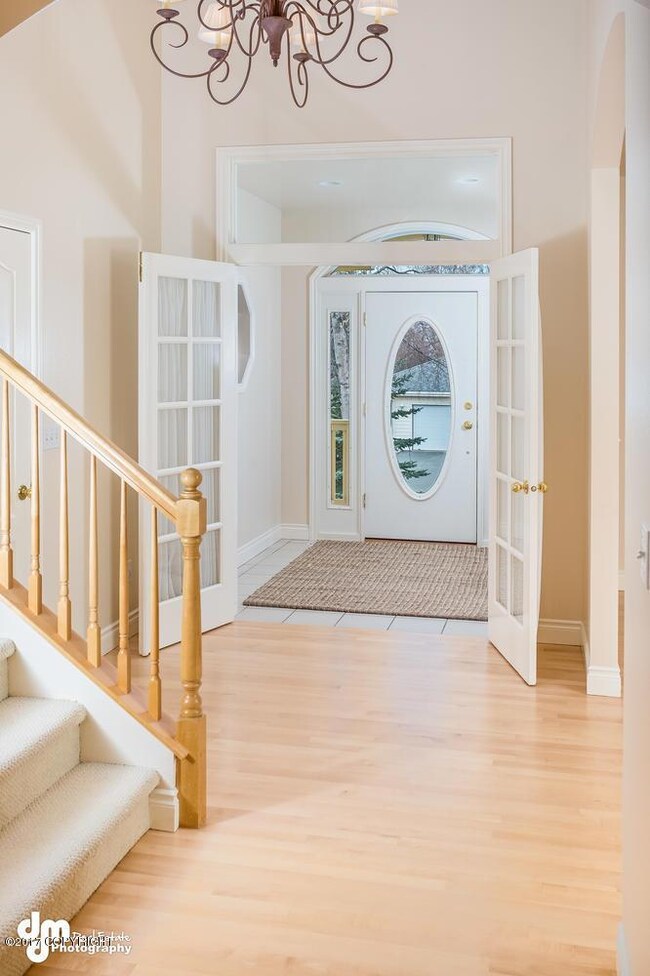 Front entry from family room