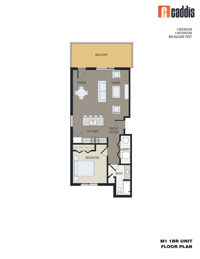 M1 - one bedroom