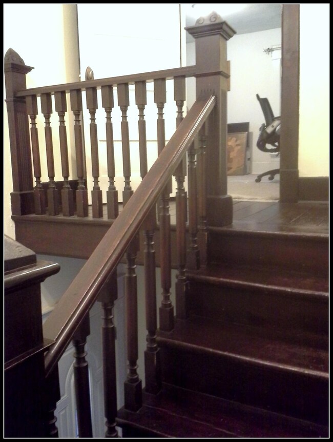 Beautiful winding staircase