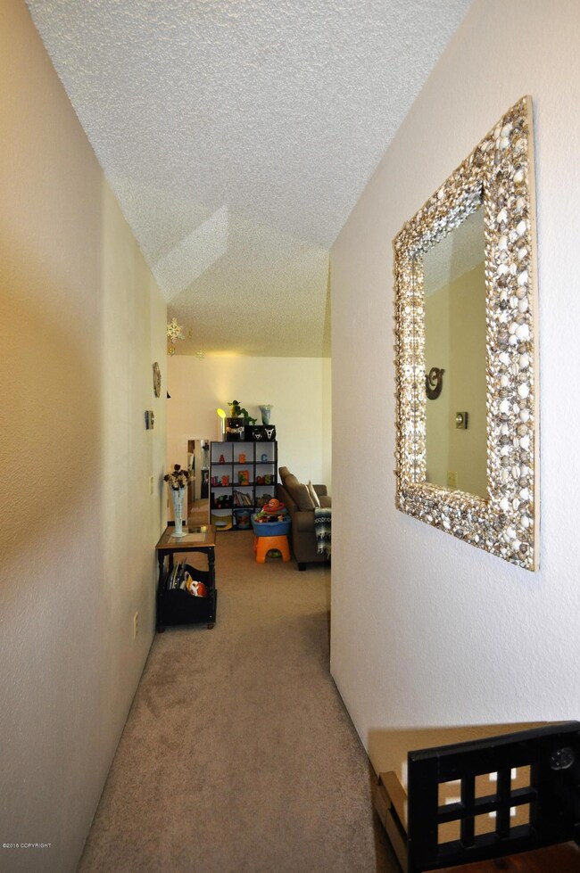 Hallway to living room